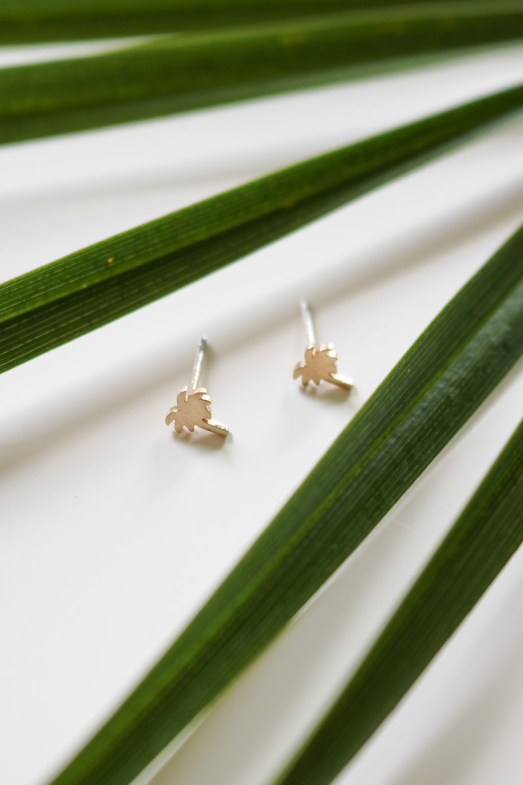 Palm Tree Stud Earring