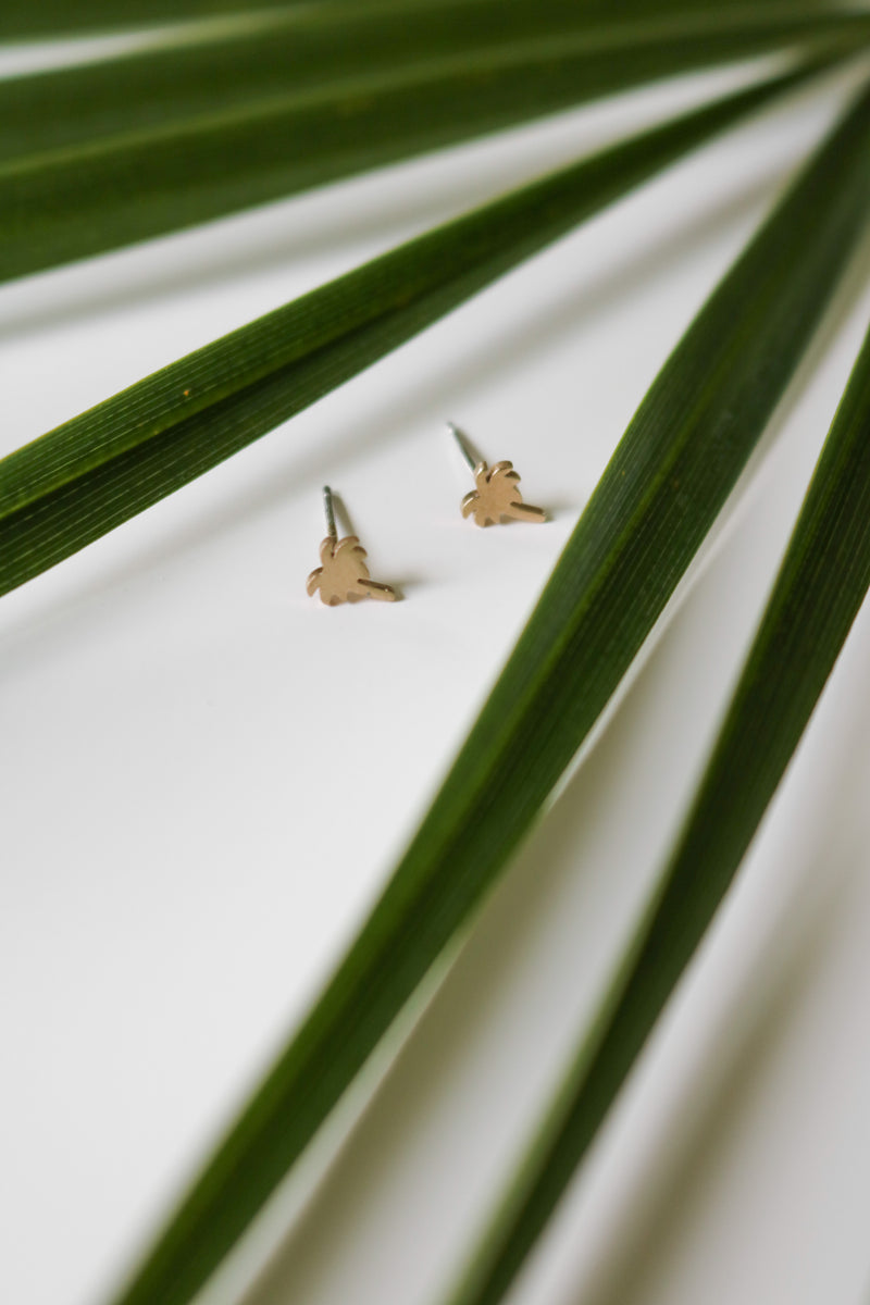 Palm Tree Stud Earring