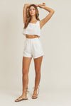 Peachtree Park Short in White