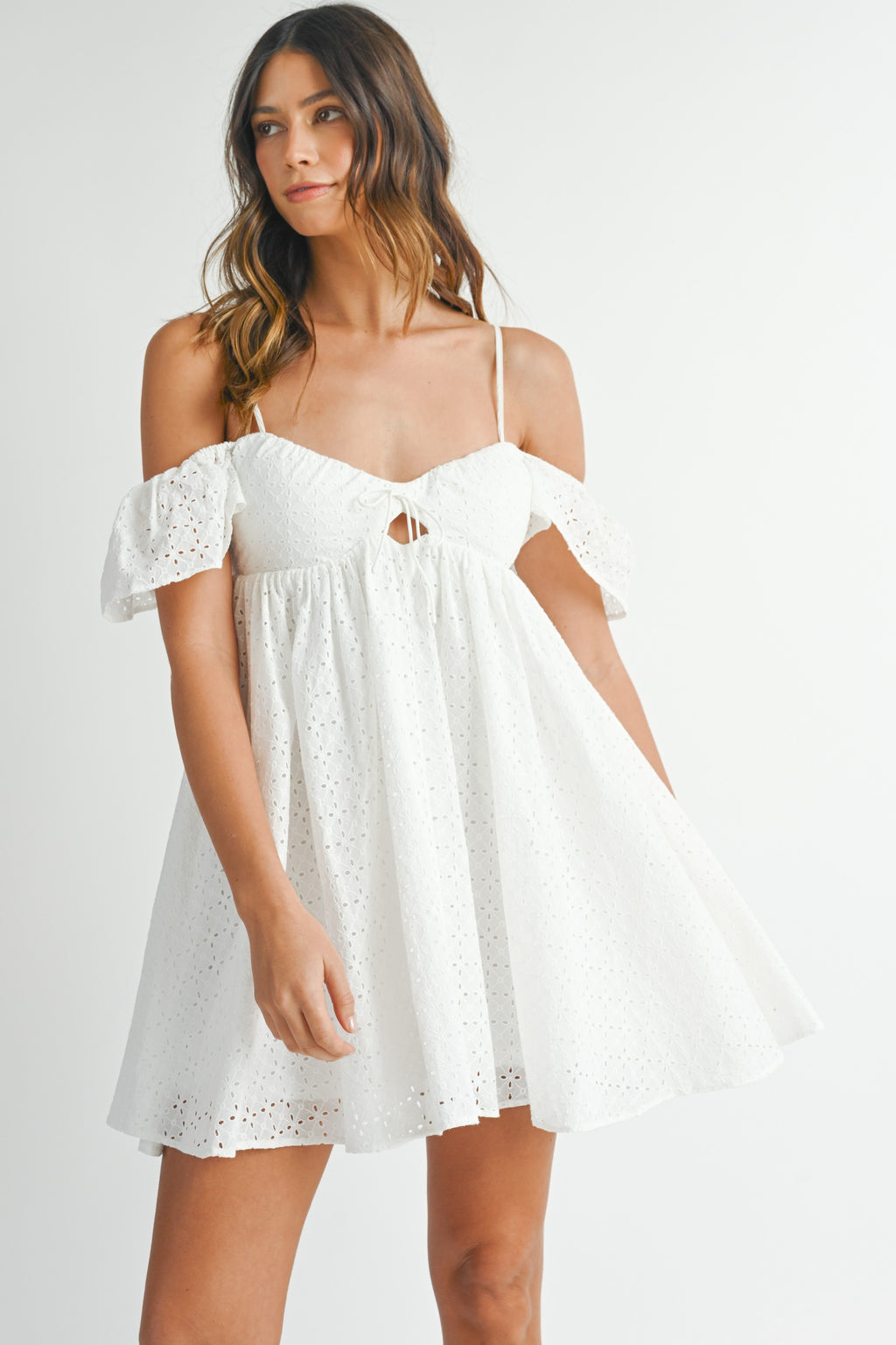Quinn Dress in White
