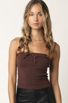 Reagan Top in Brown