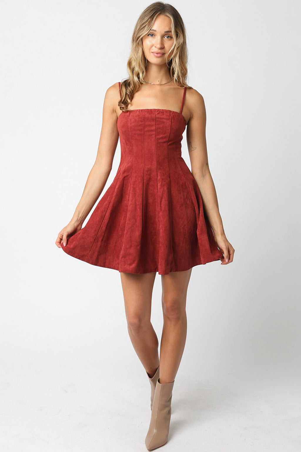 Rebecca Dress in Rust