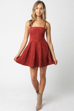 Rebecca Dress in Rust