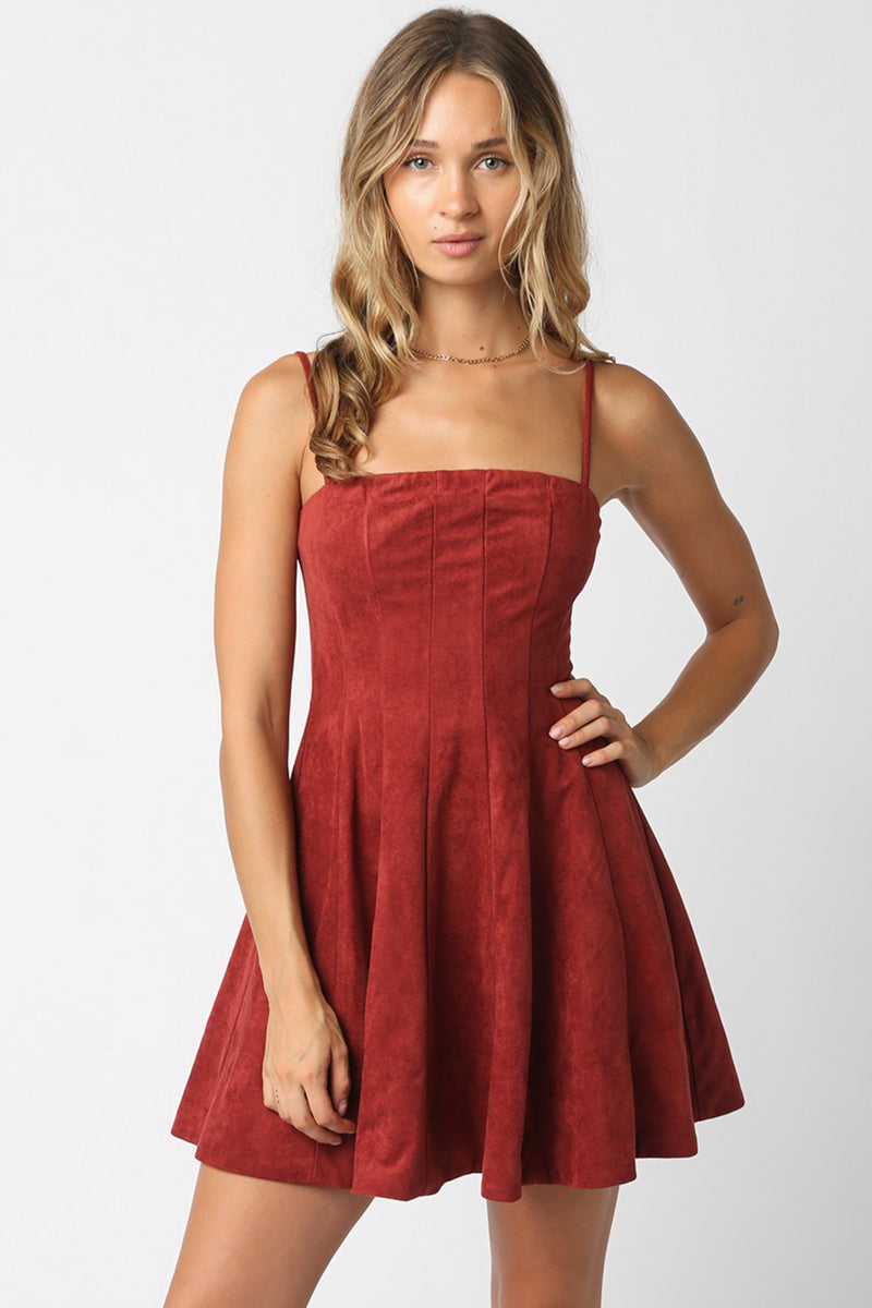 Rebecca Dress in Rust