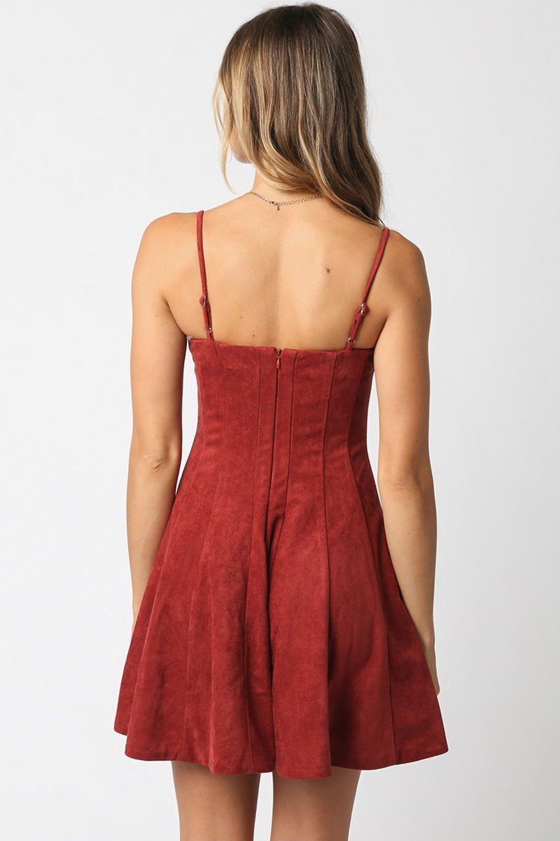 Rebecca Dress in Rust