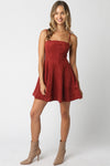Rebecca Dress in Rust