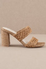 Santa Barbara Heel in Raffia