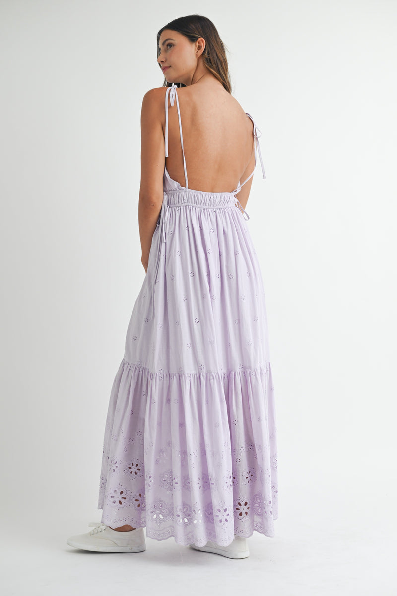 Serenity Maxi Dress in Lavender