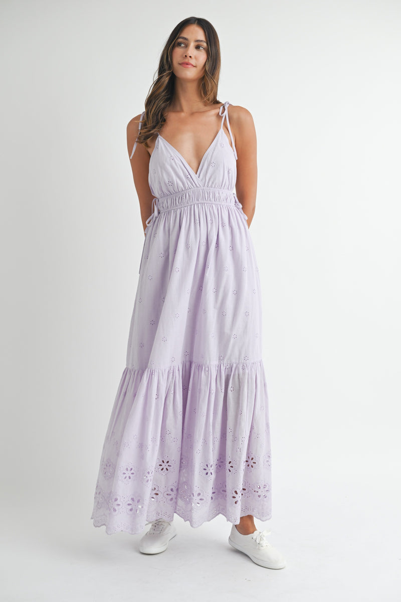 Serenity Maxi Dress in Lavender