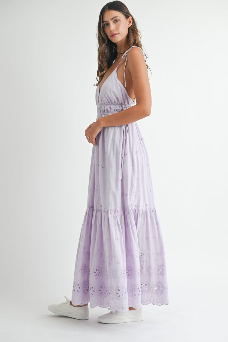 Serenity Maxi Dress in Lavender