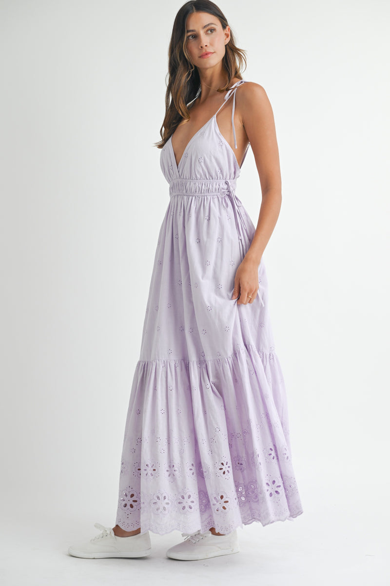 Serenity Maxi Dress in Lavender
