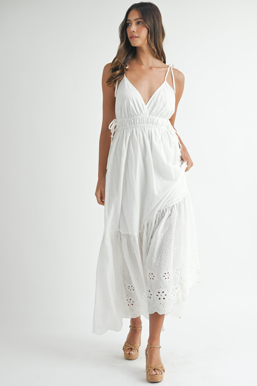 Serenity Maxi Dress in White