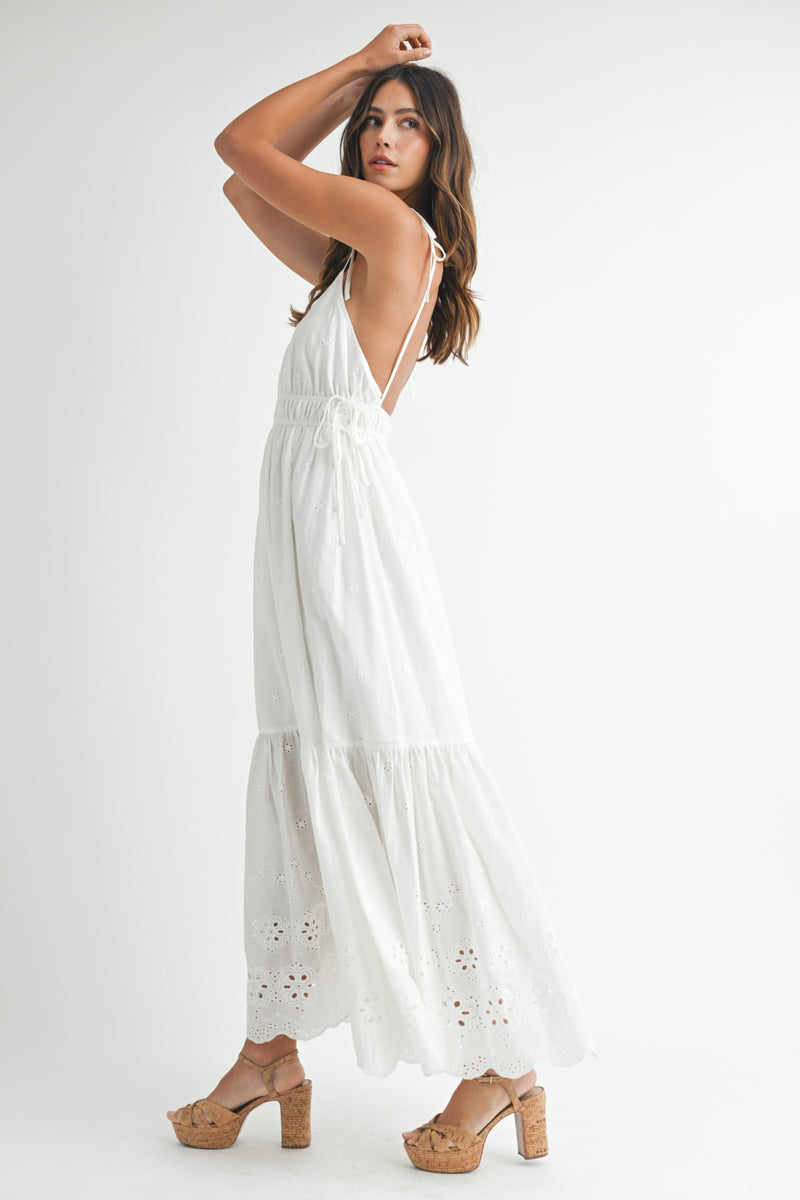Serenity Maxi Dress in White
