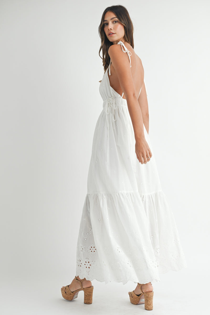 Serenity Maxi Dress in White