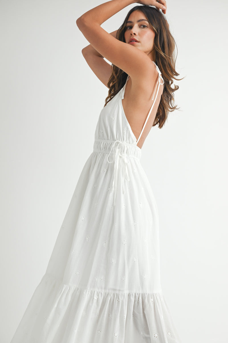 Serenity Maxi Dress in White