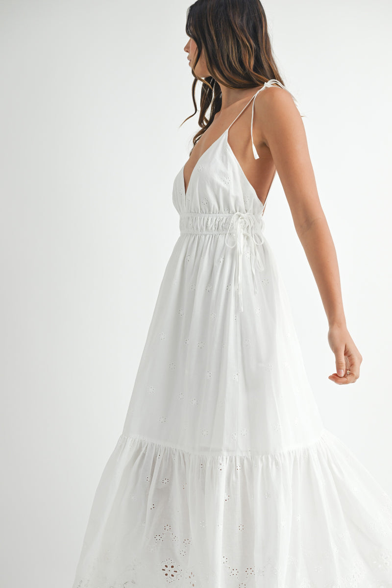 Serenity Maxi Dress in White