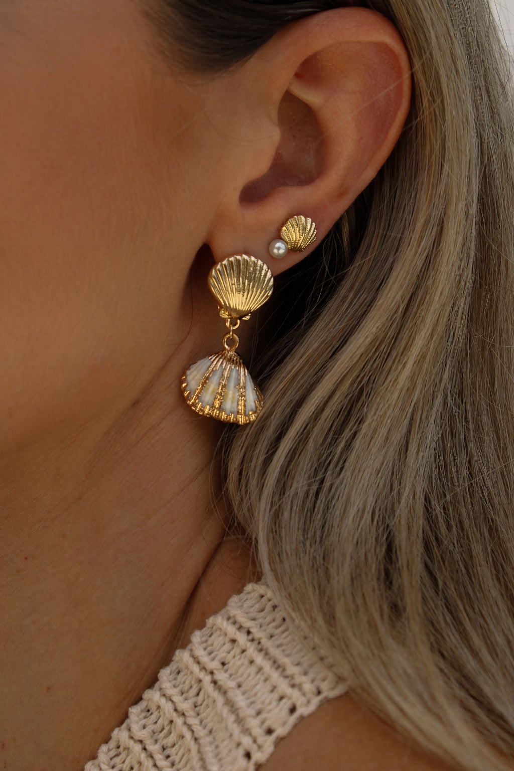 Shell Beach Earring Set