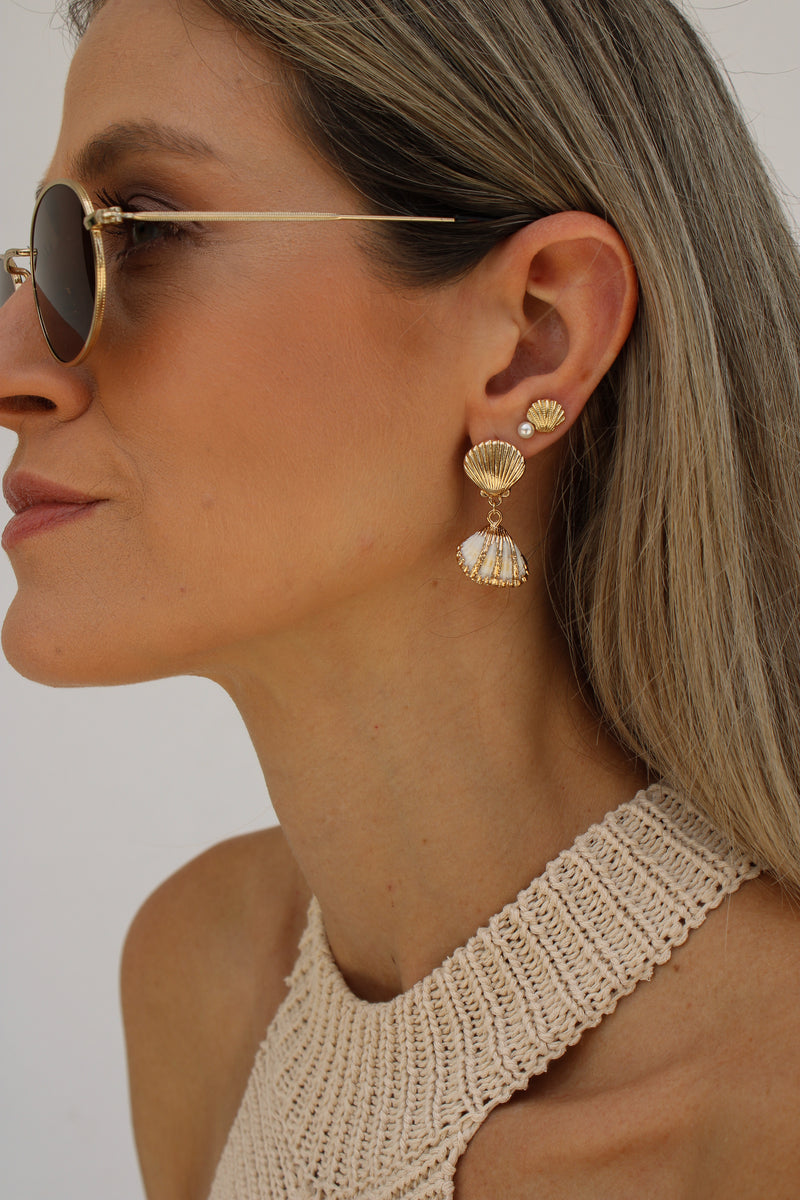 Shell Beach Earring Set