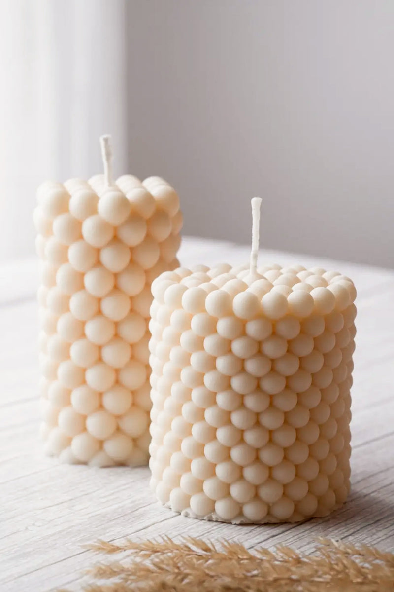 Short Bubble Candle