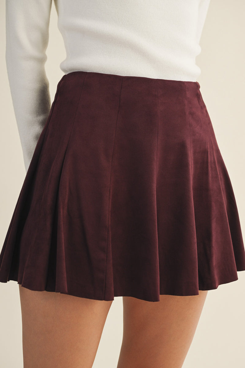 Sophia Skirt in Burgundy