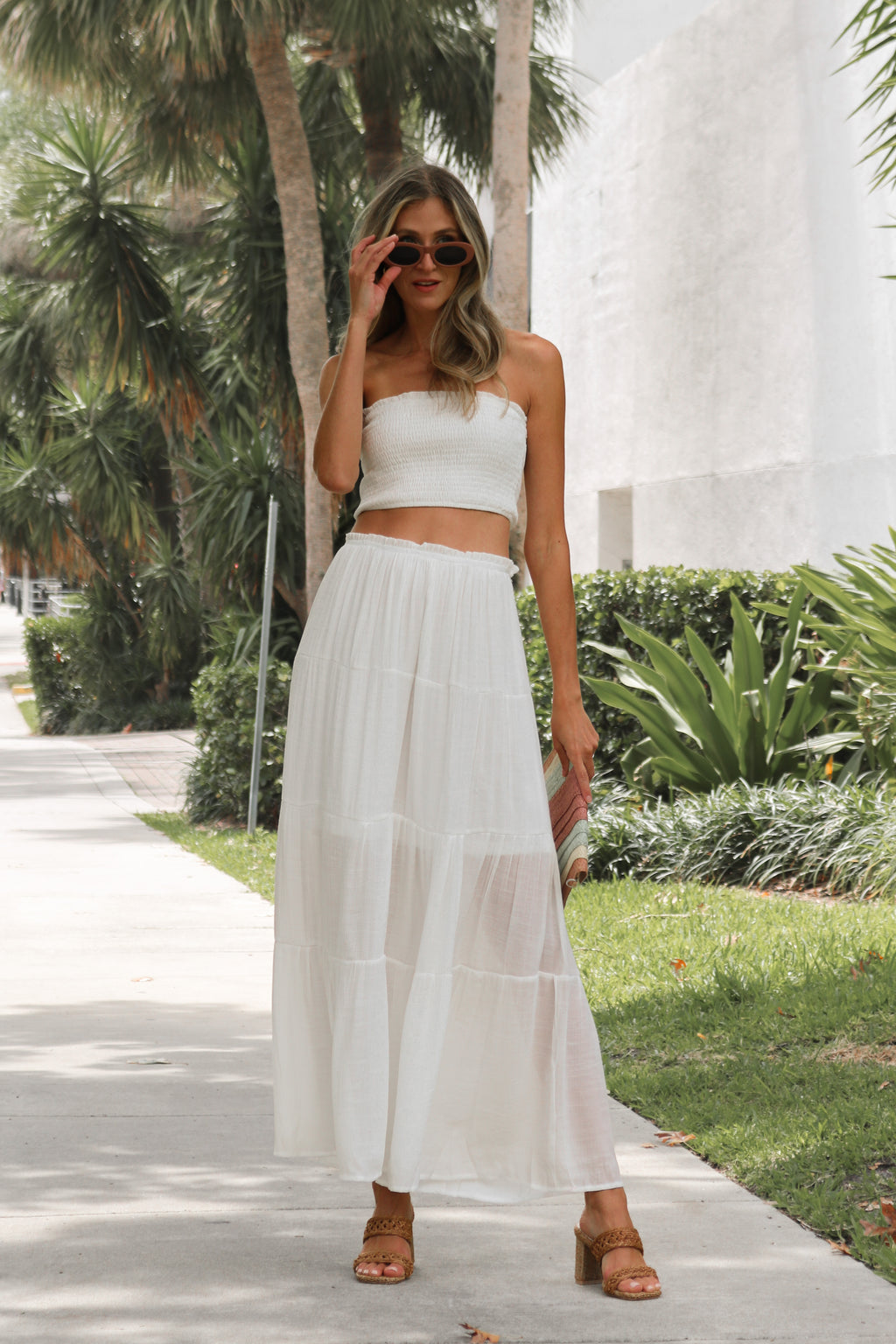 Sunny Daze Skirt in White