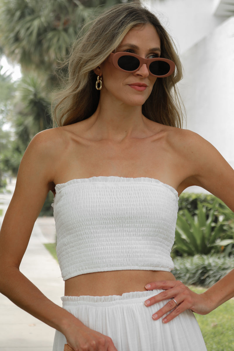 Sunny Daze Top in White