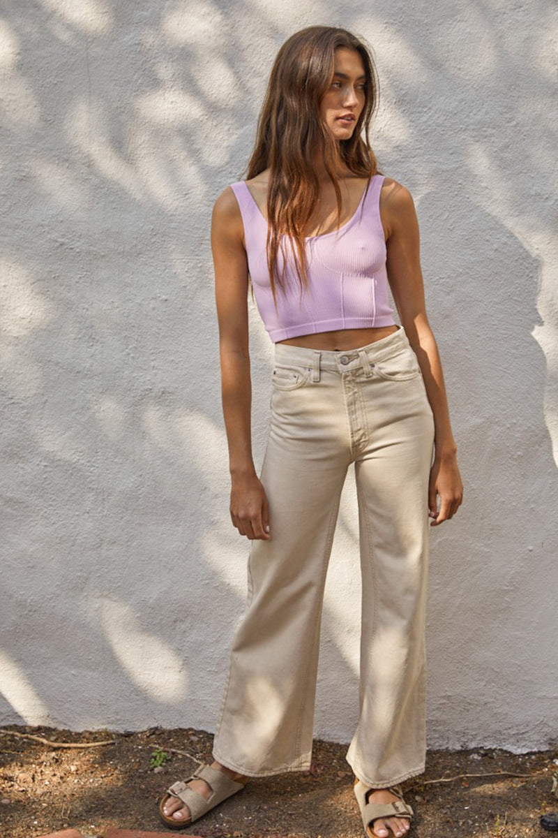 Sweet Talker Tank in Lilac
