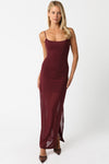 Tahlia Dress in Burgundy