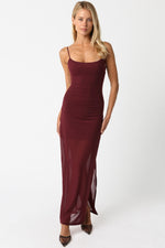 Tahlia Dress in Burgundy