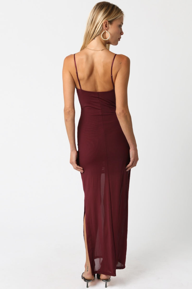Tahlia Dress in Burgundy