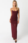 Tahlia Dress in Burgundy