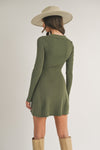 Tara Dress in Olive