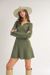 Tara Dress in Olive