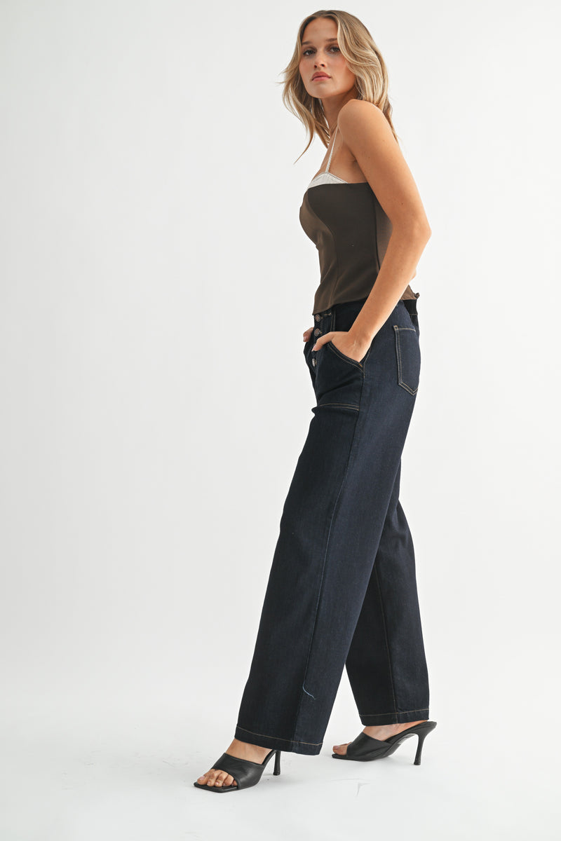 Tatum Denim in Dark Wash