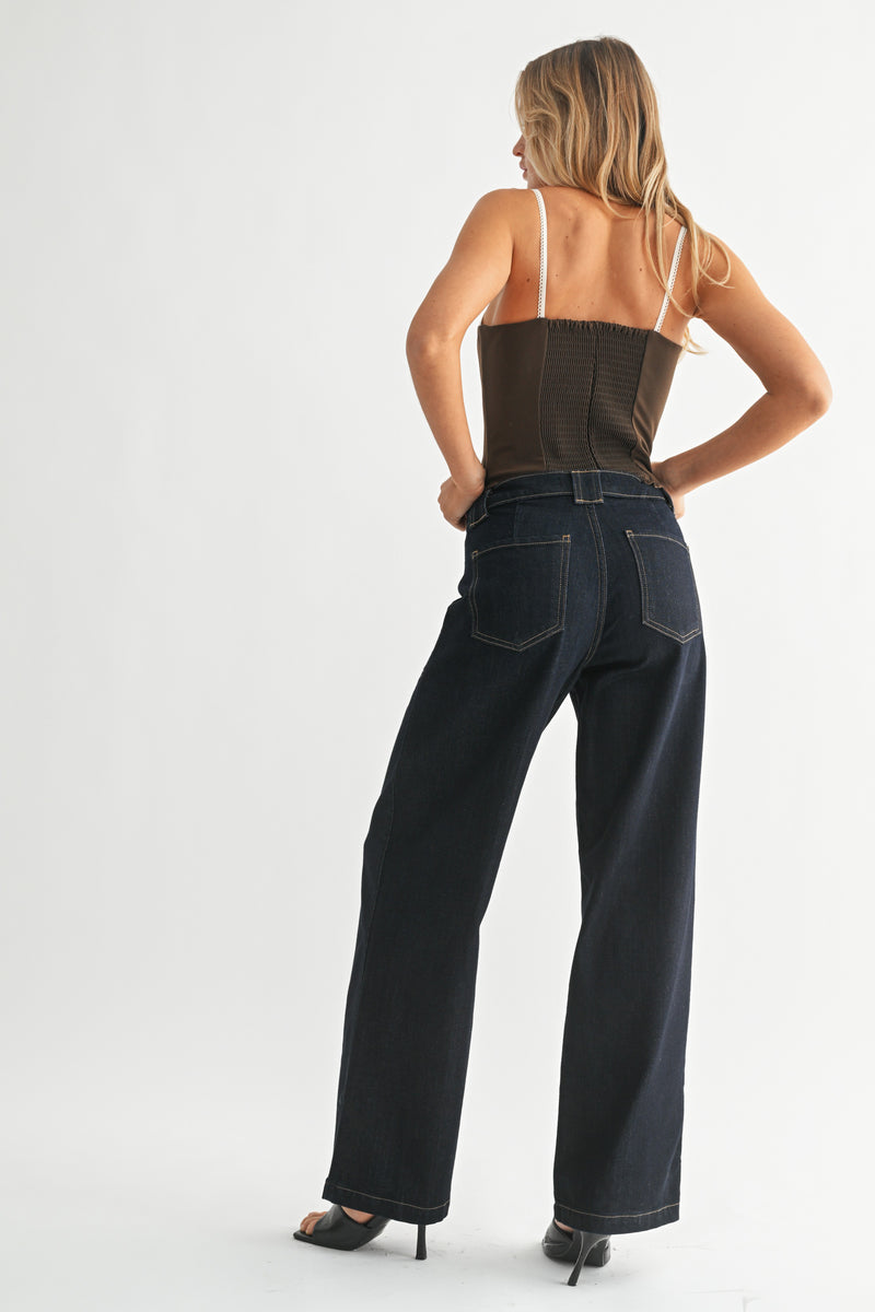 Tatum Denim in Dark Wash