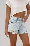 Throw Back Denim Short