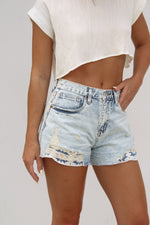 Throw Back Denim Short