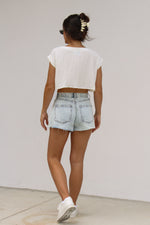 Throw Back Denim Short