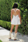 Valentina Romper in White