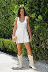 Valentina Romper in White