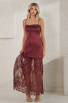 Wyona Dress in Wine