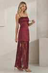 Wyona Dress in Wine