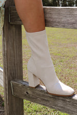 Camille Boot in Cream