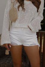 Cayman Denim Short in White