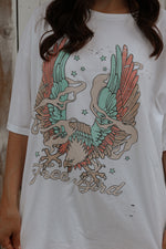 Free Bird Graphic T-Shirt in White