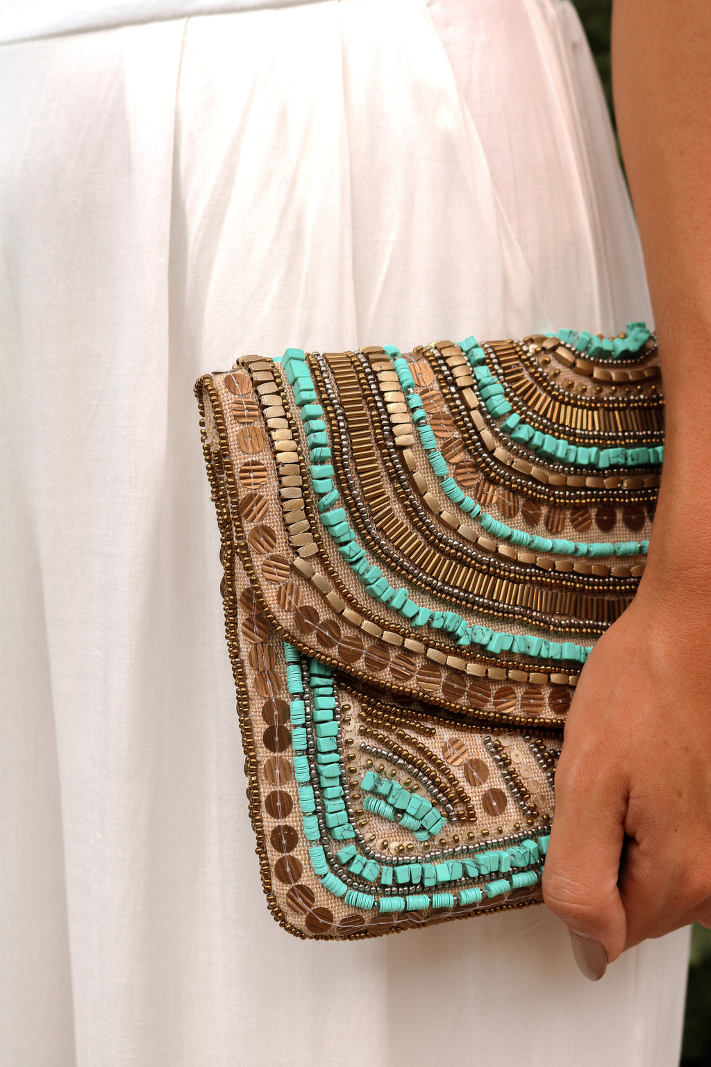Gypsy Handbag in Turquoise