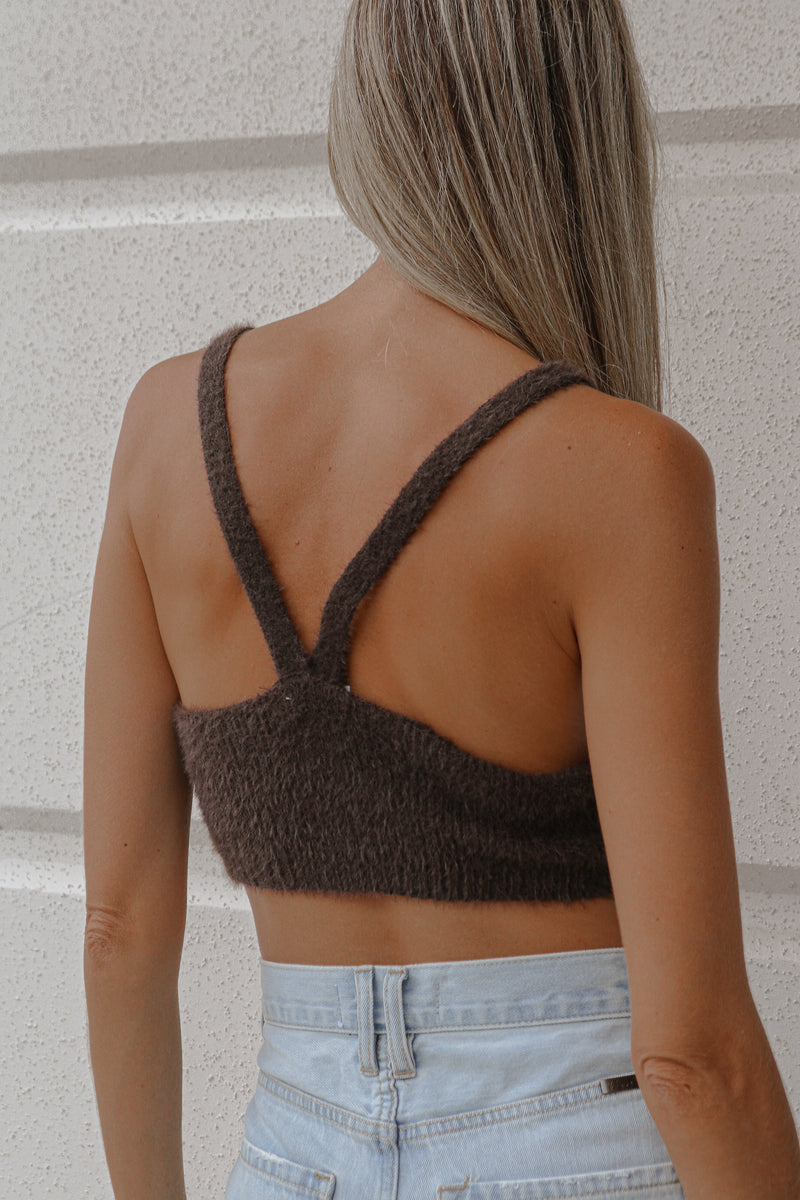 Noelia Top in Espresso
