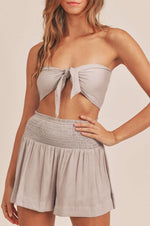 Cayos Top in Grey - Lauren Nicole