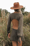 Valley Knit Dress in Olive - Lauren Nicole