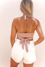 Tied To You Top in Mauve - Lauren Nicole